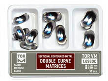 Transparent Sectional Contoured Matrices 30 pcs Transparent Sectional Contoured Matrices 30 pcs