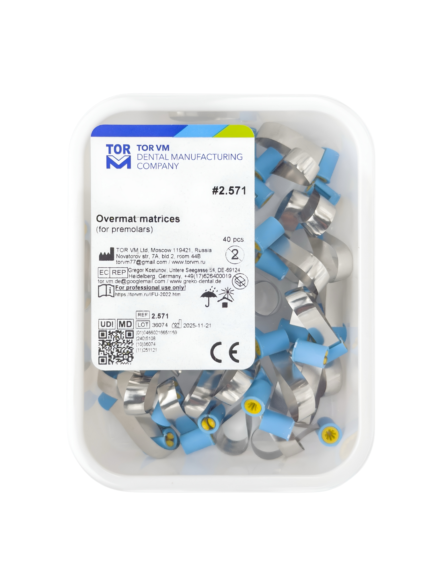 Overmat Refill - Steel Matrix Bands, 40pcs