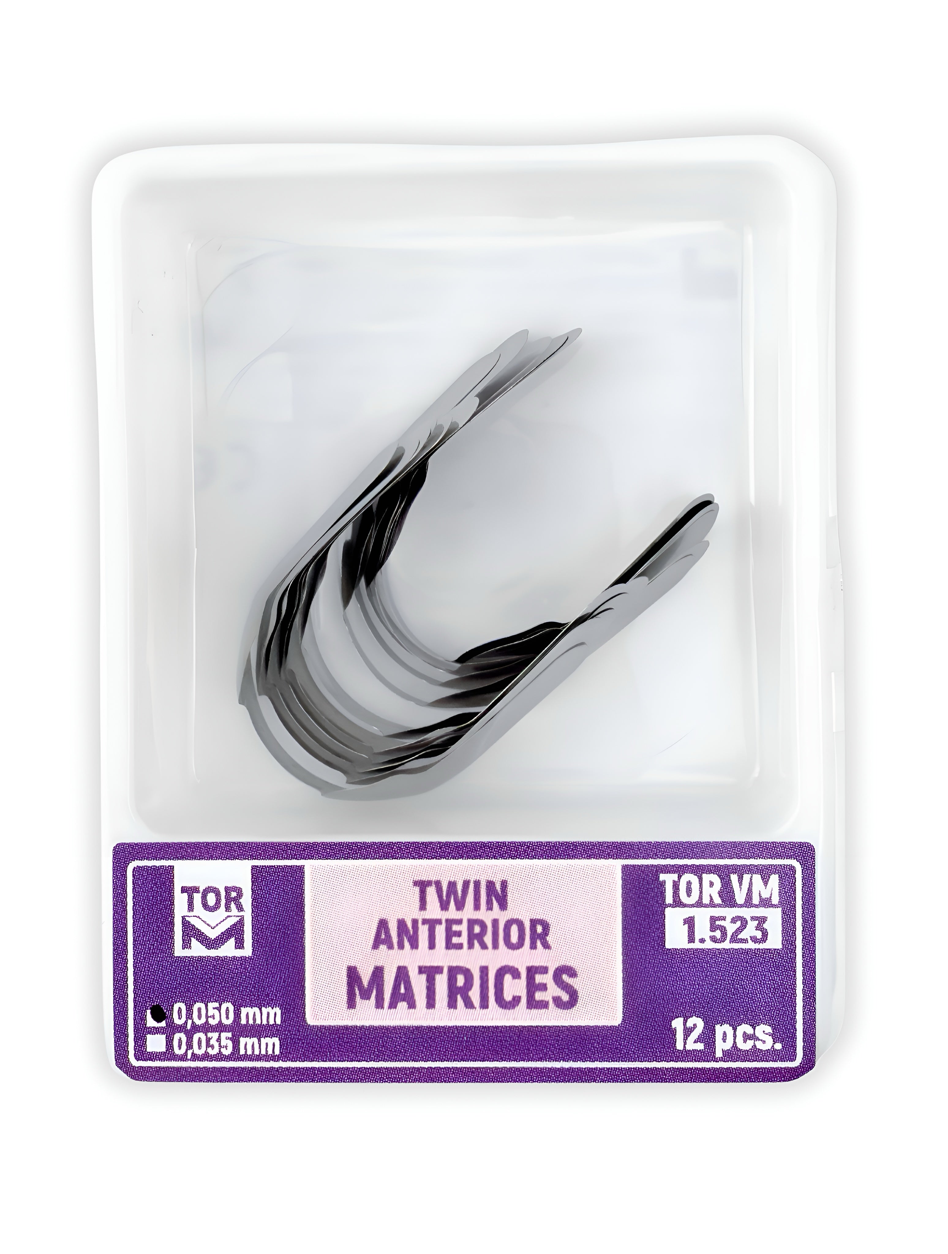 Twin Anterior Matrices (Incisal) 12pcs
