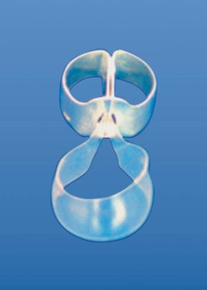 Kit of Molar Transparent Contoured Matrices Combined with Clamp 16pcs