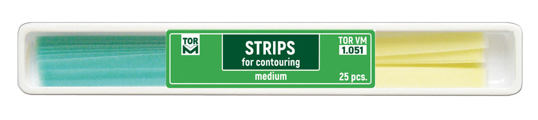 Bandes abrasives pour le contournage (25 pièces)