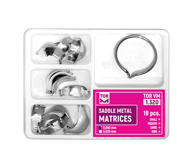 Kit de Matrices Metálicas Contorneadas para Sillín 18 piezas con Anilla
