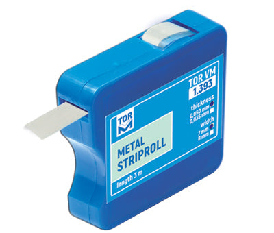 Bande métallique en rouleau de 7 mm de large et 3 m de long