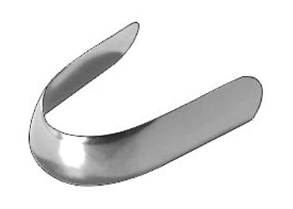 Matrices metálicas contorneadas para molares, forma 7 (sin borde), alargadas, 12 unidades