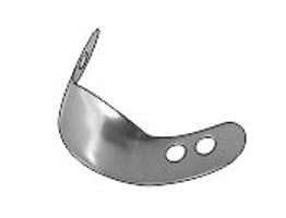 Metal Contoured Perforated Matrices Small with Ledge (Shape 1) 12pcs