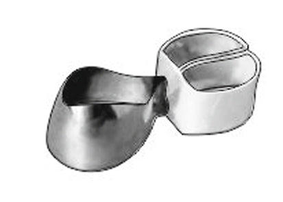 Matrices metálicas contorneadas para premolares combinadas con abrazadera forma 2 (dos bordes centrales) 10 piezas