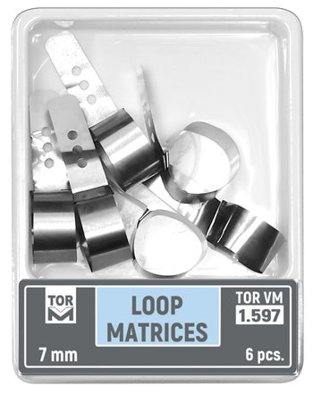 Matrices à boucles, hauteur 7 mm, lot de 6