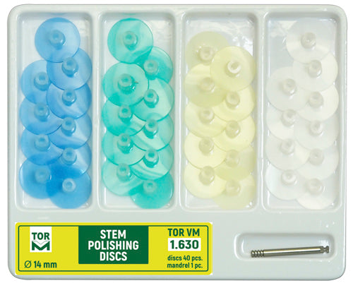 Kit de 40 disques de polissage pour tiges de soupape