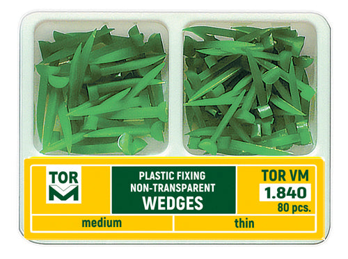 Cales de fixation en plastique, 80 pièces