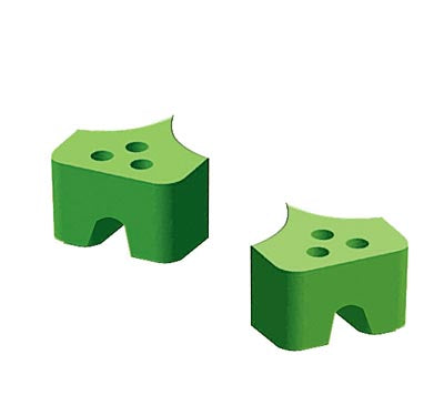 Cuñas de silicona adicionales 40 piezas