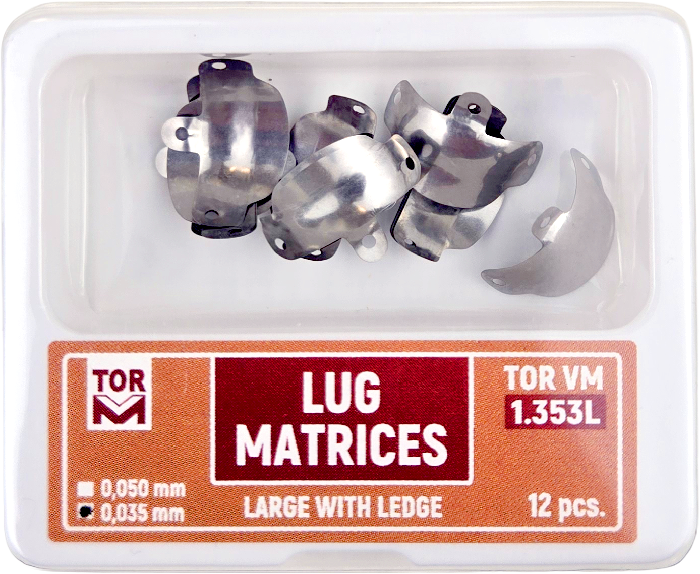Lug Matrices Super Large with Ledge 12pcs