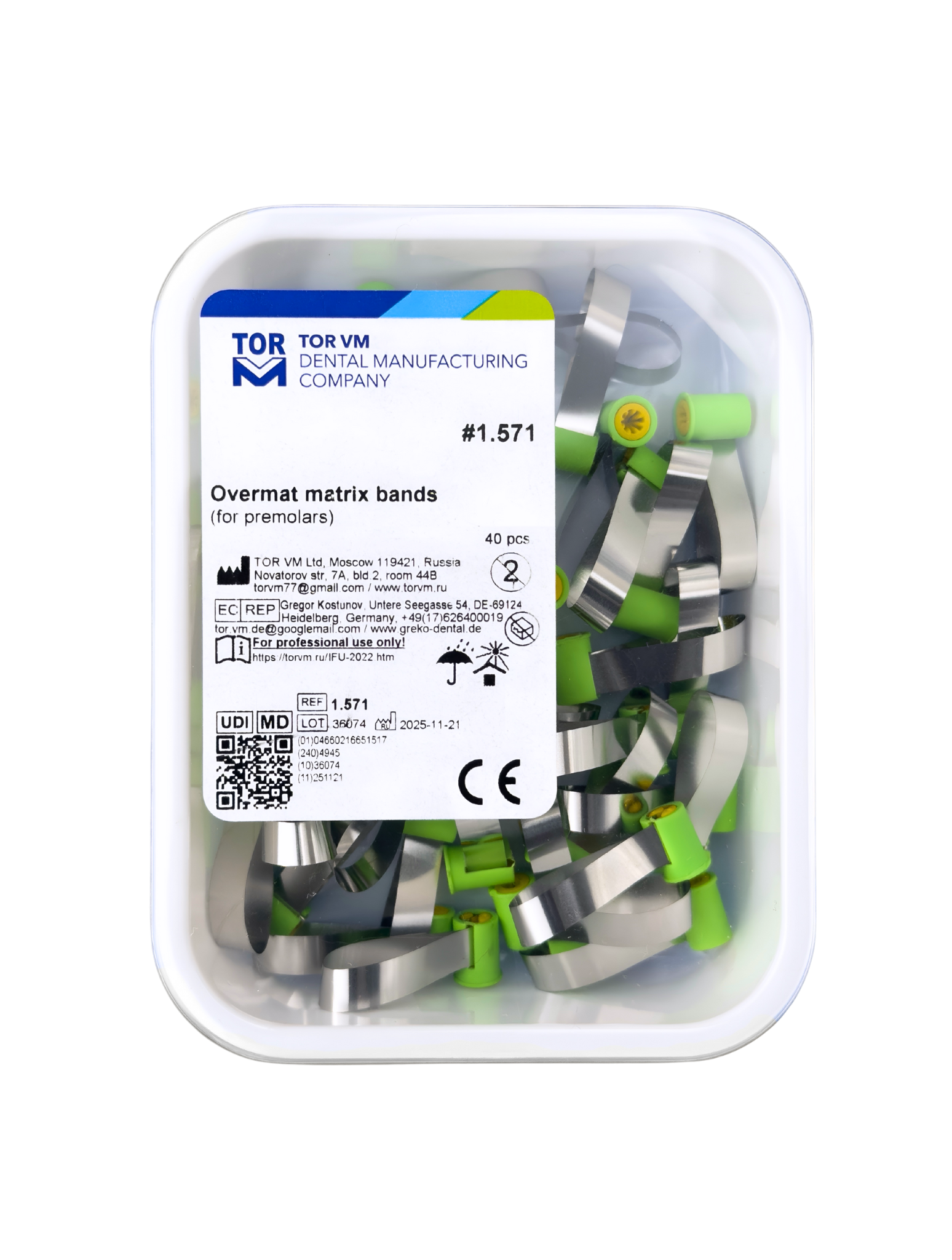 Overmat Refill - Steel Matrix Bands, 40pcs