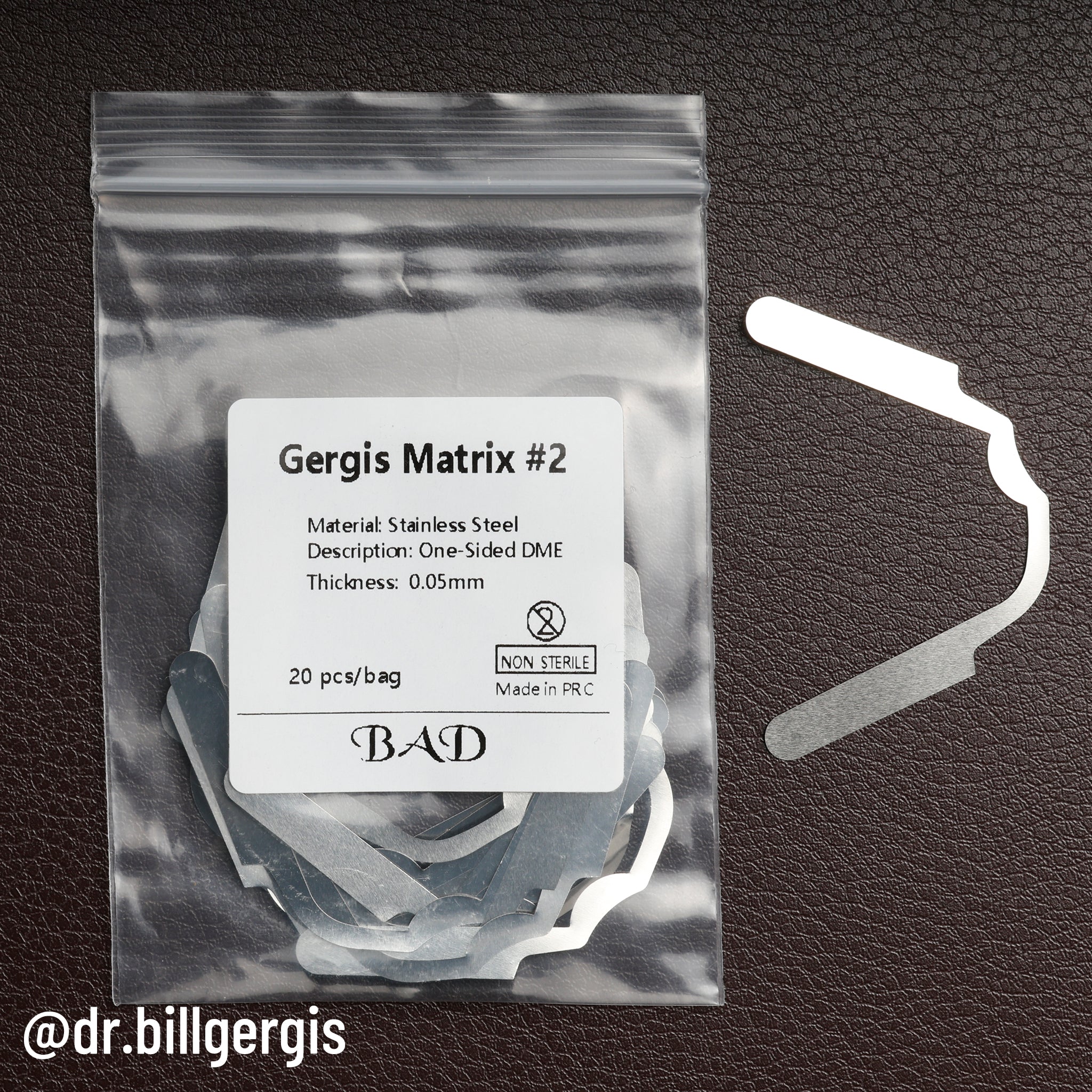 Matriz DME de tamaño n.° 2 de Gergis