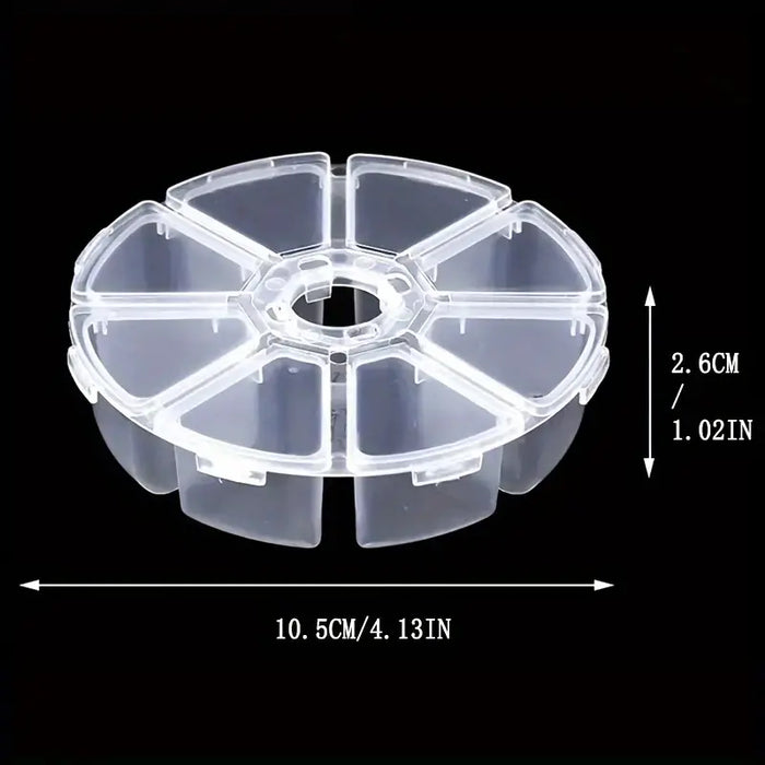 8-Grid Transparent Storage Box