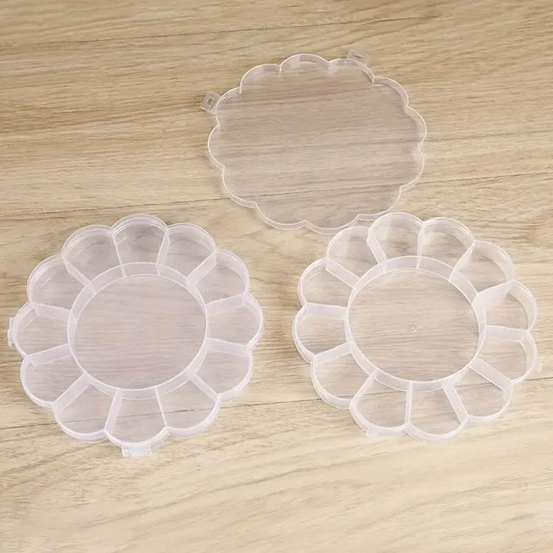 Boîte de rangement en forme de fleur