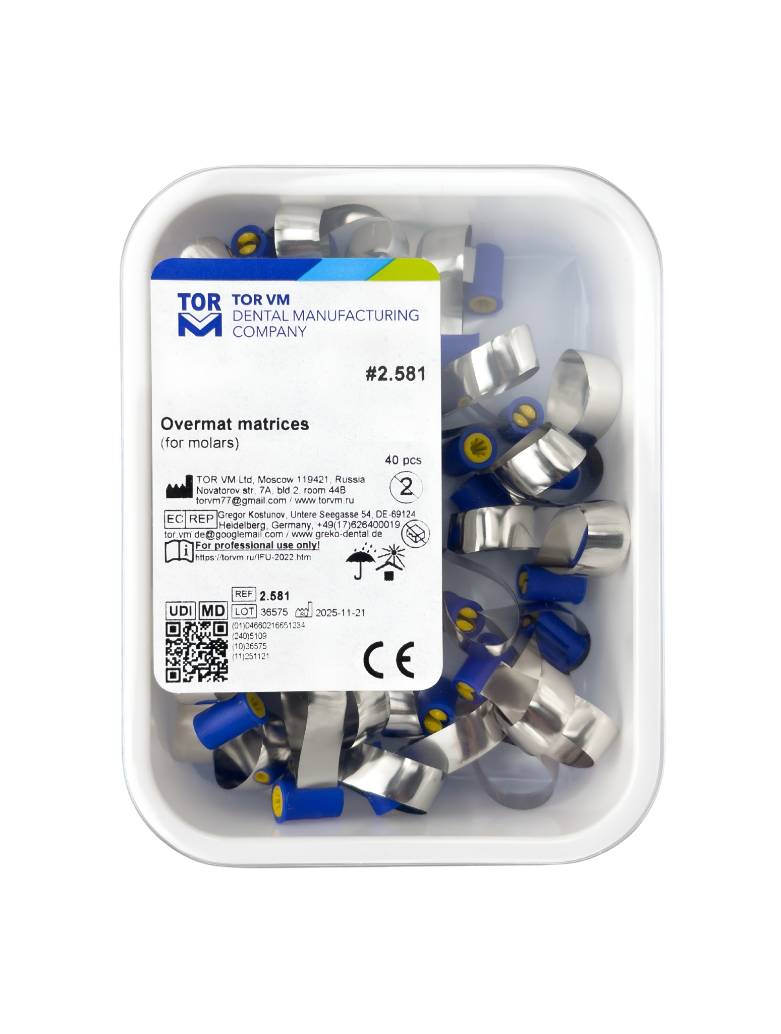 Overmat Refill - Steel Matrix Bands, 40pcs