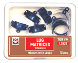 Lug Matrices Titanium 12pcs