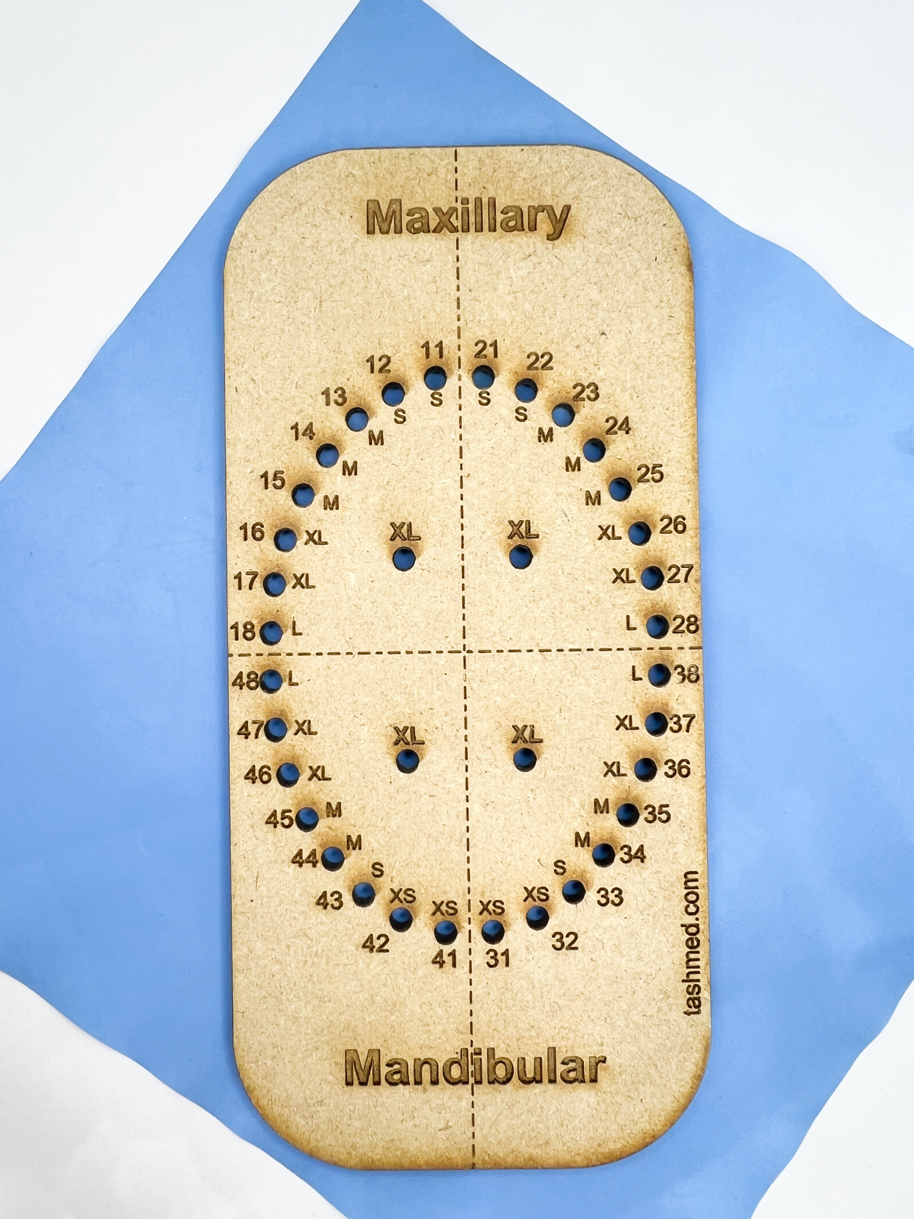 Plantilla básica de dique de goma