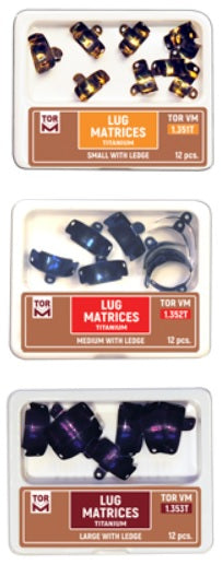 Matrices de pattes en titane, 12 pièces