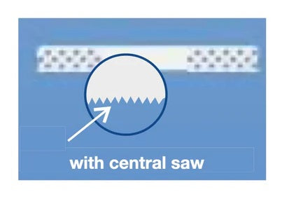 Bandes métalliques diamantées, taille moyenne, lot de 5