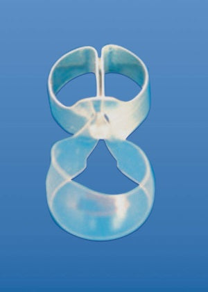 Kit of Molar Transparent Contoured Matrices Combined with Clamp 16pcs