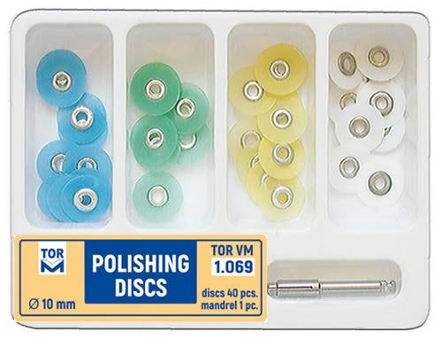 Polishing Discs with Metal Connector Kit, 40pcs