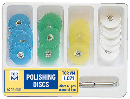 Polishing Discs with metal connector Kit, 40pcs