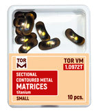 Sectional Contoured Titanium Matrices 10pcs