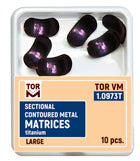 Sectional Contoured Titanium Matrices 10pcs