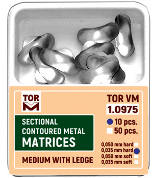 Medium Sectional Contoured Matrices with Ledge 50pcs