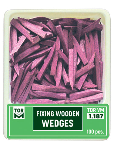 Wooden Wedges thick long 100pcs