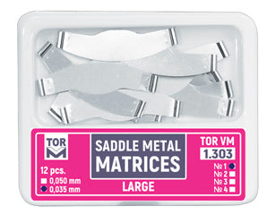 Saddle Metal Matrices Large (Shape 2) 12pcs