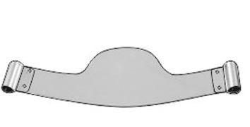 Saddle Metal Matrices large (shape 3) 12pcs
