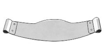 Matrices metálicas de sillín grandes (forma 1) 12 piezas