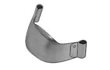 Matrices metálicas contorneadas tipo sillín, medianas (forma 1), 12 unidades