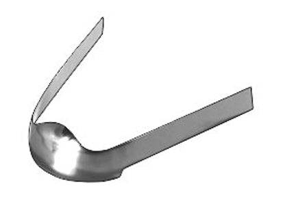 Matrices metálicas contorneadas para premolares, forma 5 (un borde central), alargadas, 12 unidades