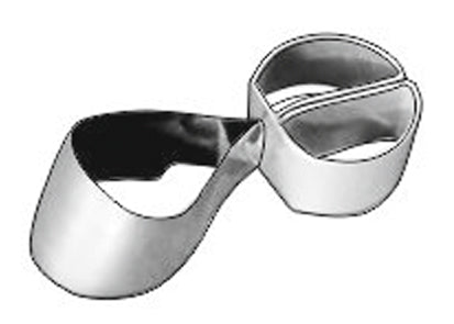 Matrices metálicas contorneadas para molares combinadas con abrazadera forma 1 (un borde central) 10 piezas