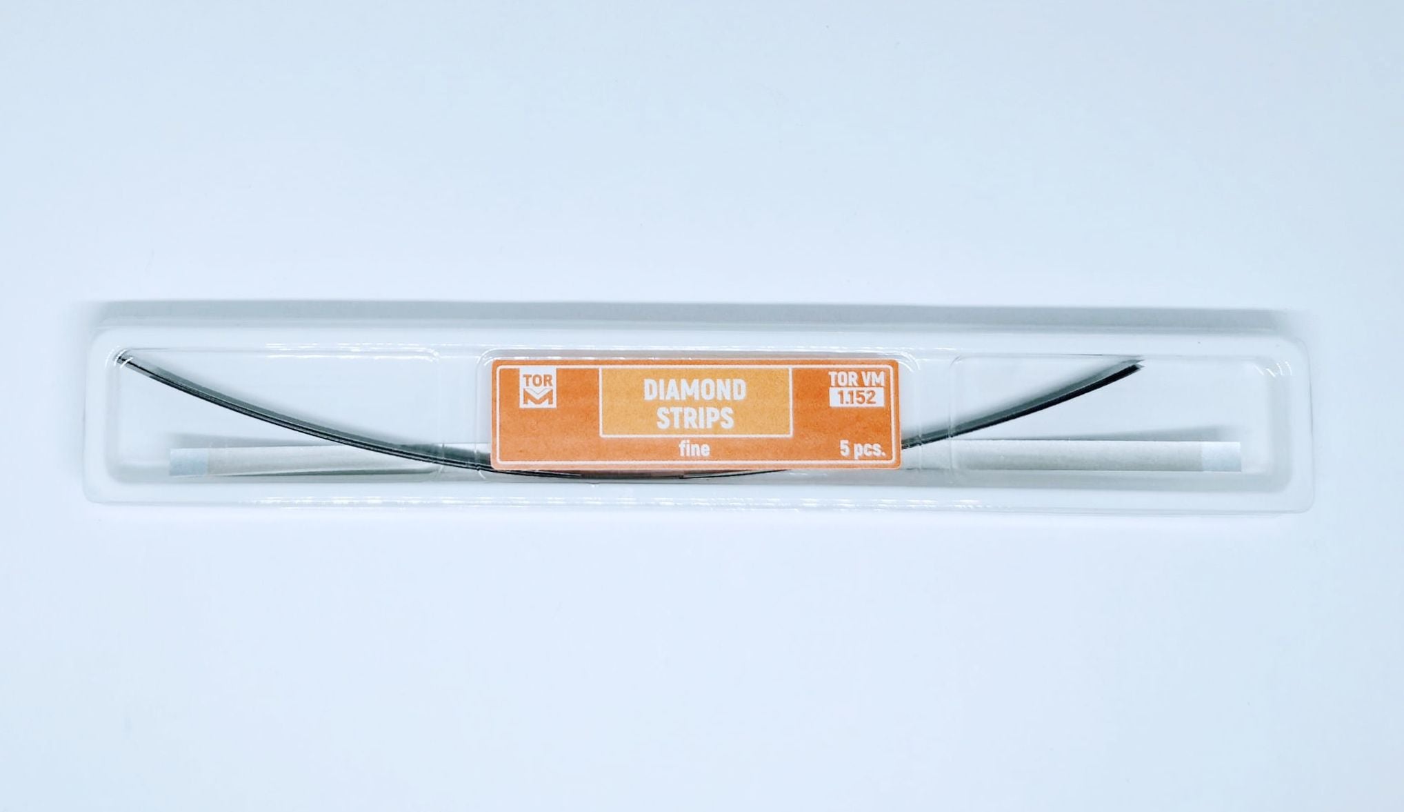 Bandes métalliques diamantées, fines, lot de 5