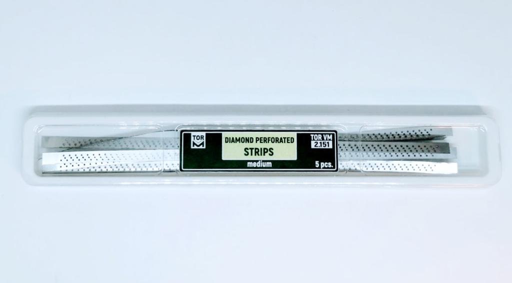 Bandes métalliques perforées en losange, taille moyenne, lot de 5