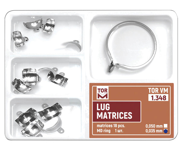 Jeu de 18 matrices de fixation + 1 bague MD
