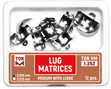 Matrices à cosses moyennes avec rebord, 12 pièces