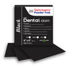 Powder-Free Latex Black Dental Dam 6''X6'' 36 Sheets Mint