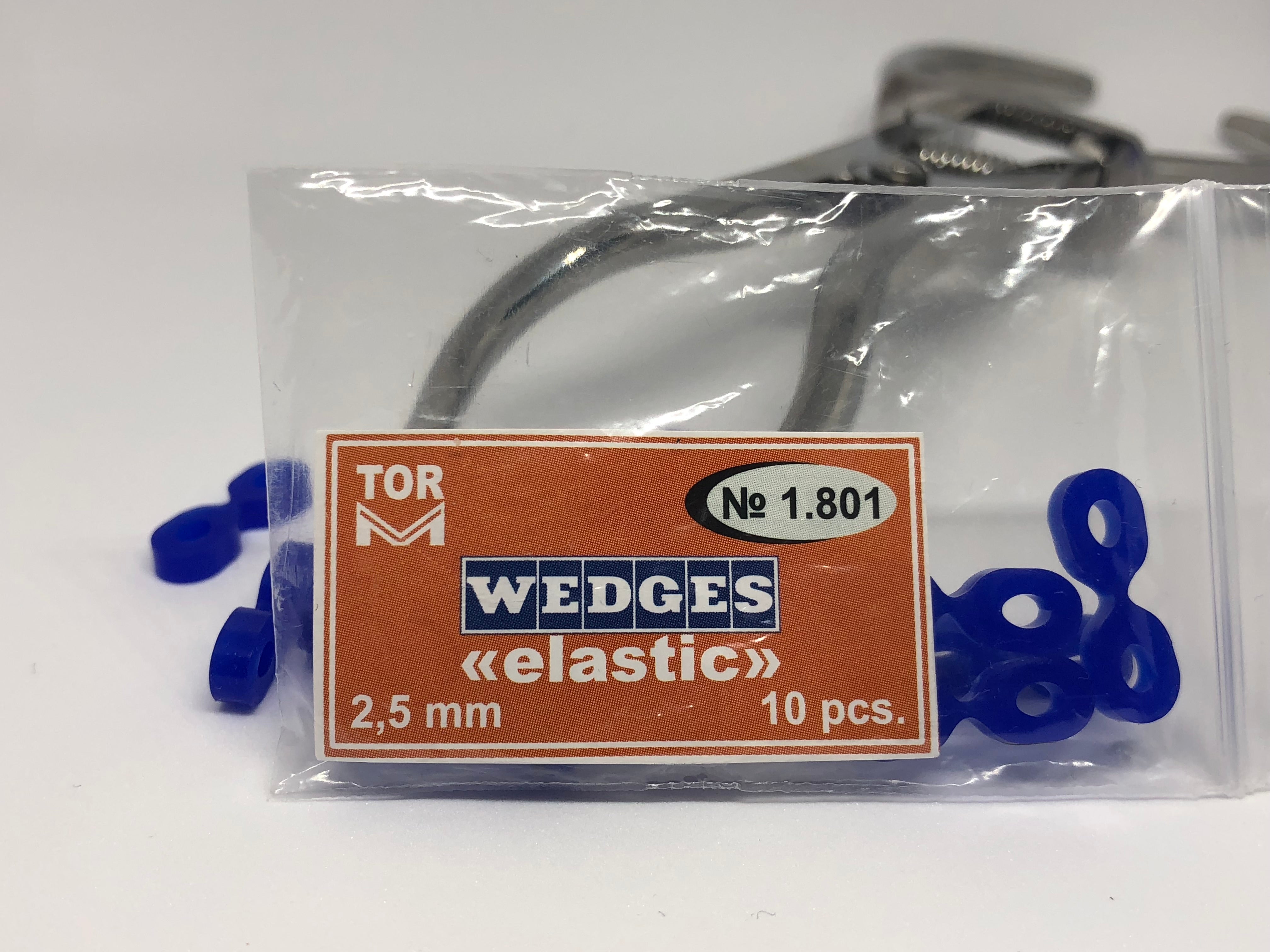 Cuñas de fijación elásticas duras (10 unidades)