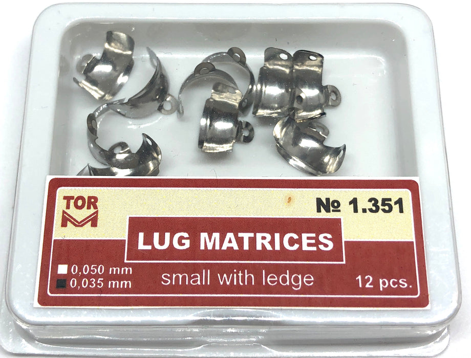 Lug Matrices Small With Ledge 12 pcs