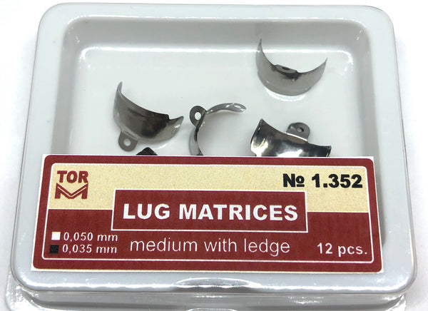 Lug Matrices Medium with Ledge 12pcs