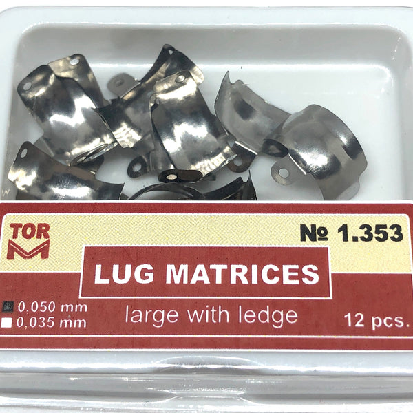 Lug Matrices Large with Ledge 12pcs