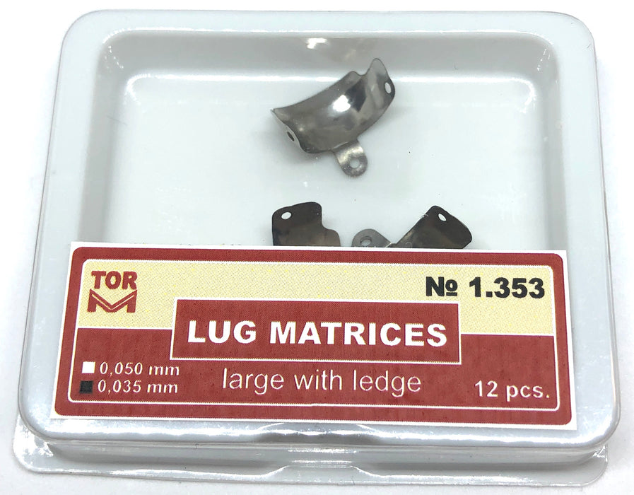 Lug Matrices Large with Ledge 12pcs