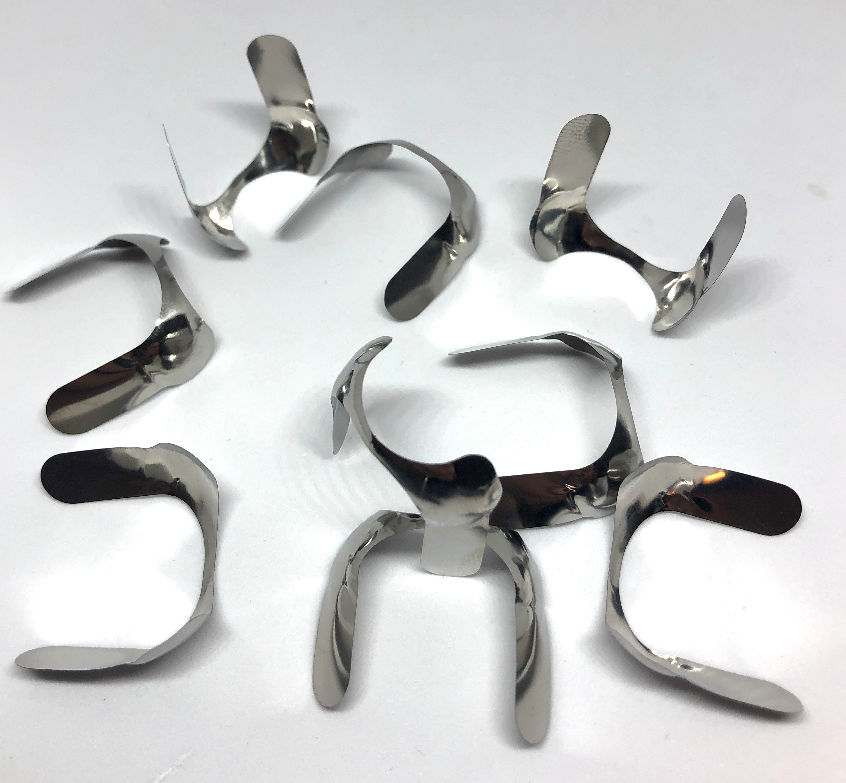 Matrices anteriores gemelas (palatinas) 12 piezas