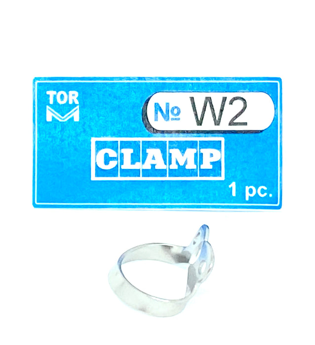 Clamp W2 (Wingless Clamp with Flat Horizontal "Jaws", for Small Premolars)