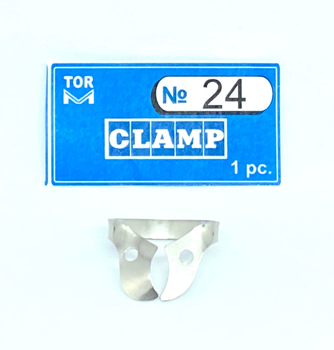 Clamp 24 (left-sided clamp for upper and lower molars)